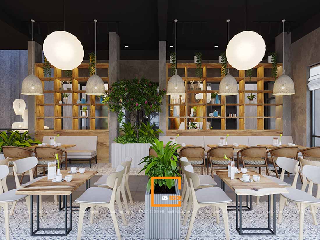 thiết kế quán cafe